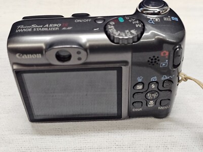 Canon Powershot A590 IS 8 MP 4X Optical Zoom Gray Digital Camera