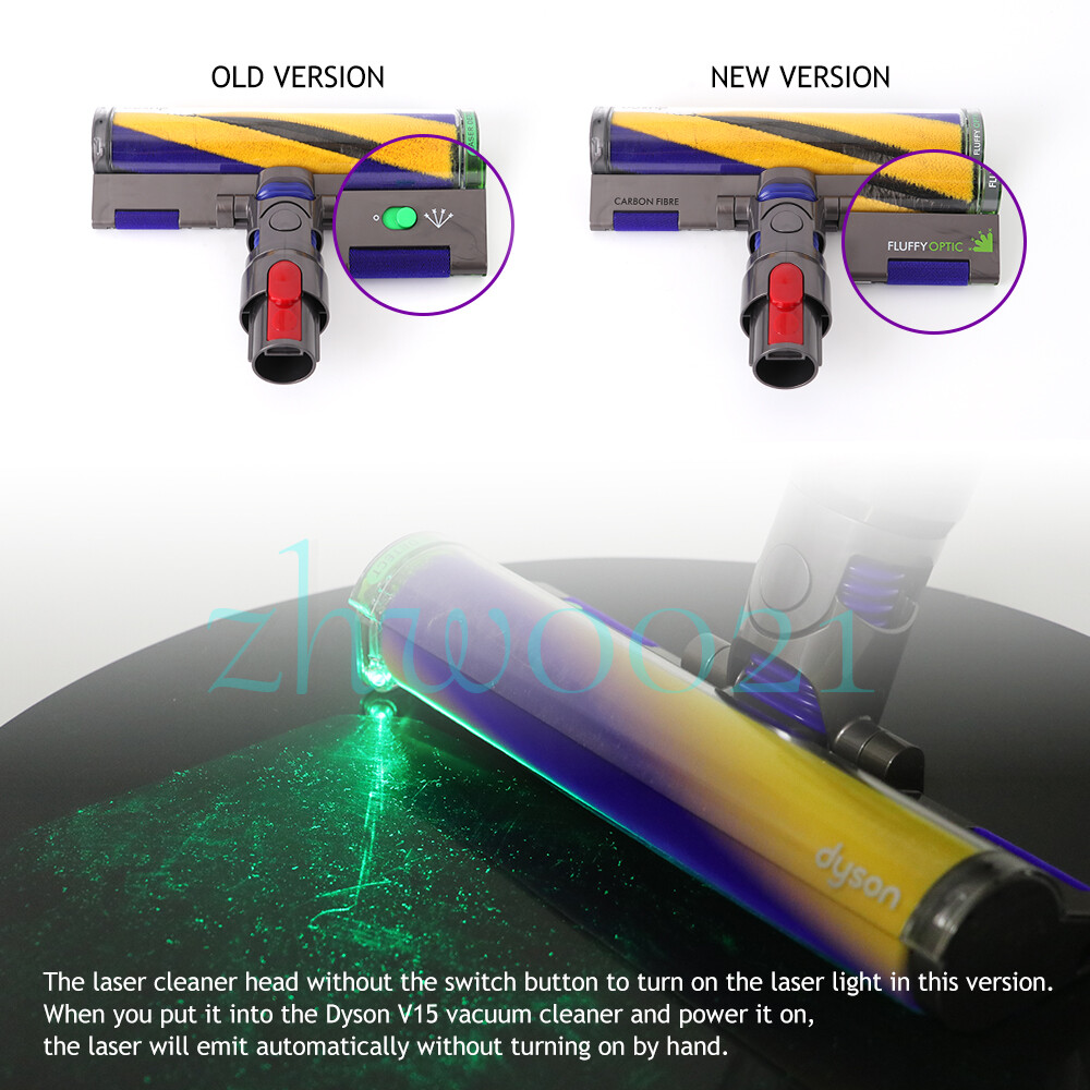 Dyson Laser Slim Fluffy Cleaner Head for Gen5detect / V15 Vacuum