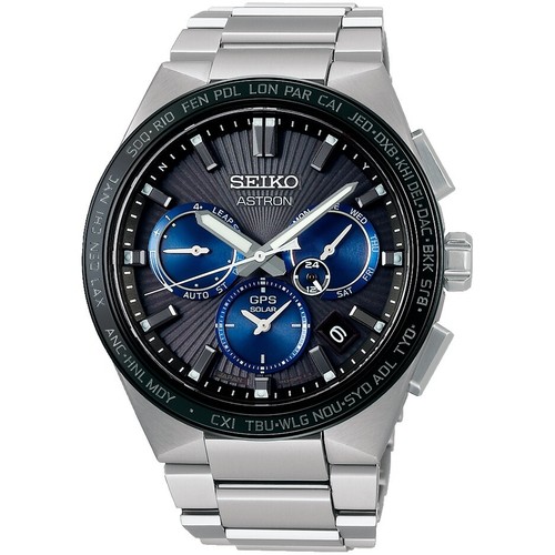 SEIKO ASTRON SBXA019/7X52-0AF0 Bright Titanium GPS Solar Radio
