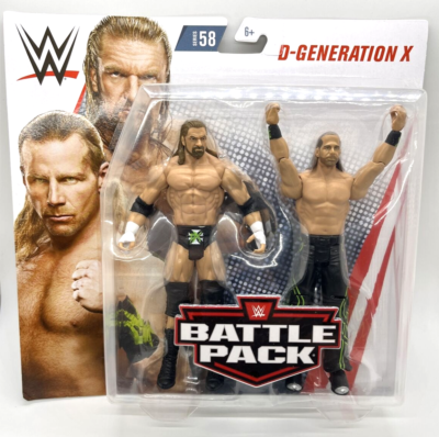 WWE D-Generation X Triple H Shawn Michaels Battle Pack Series 58