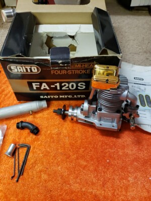 Saito Engine - Saito FA-120 S Hemi-Head four stroke - 120S - NIB
