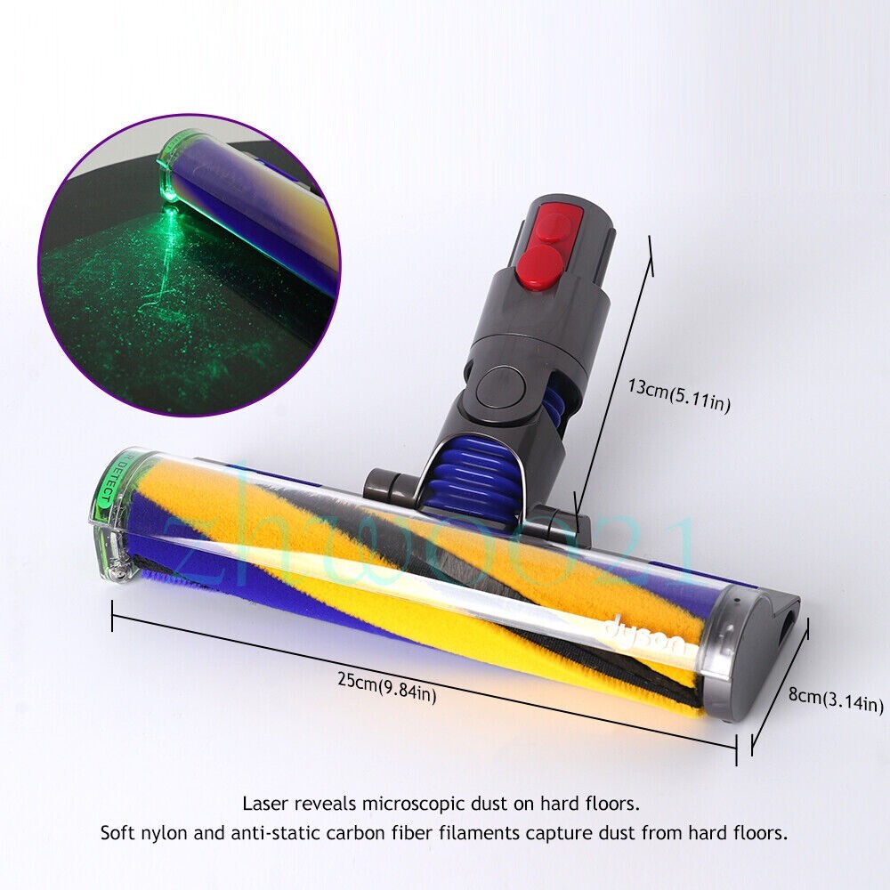 Dyson V12 Detect Laser Slim Fluffy Cleaner Head 971360-02 for