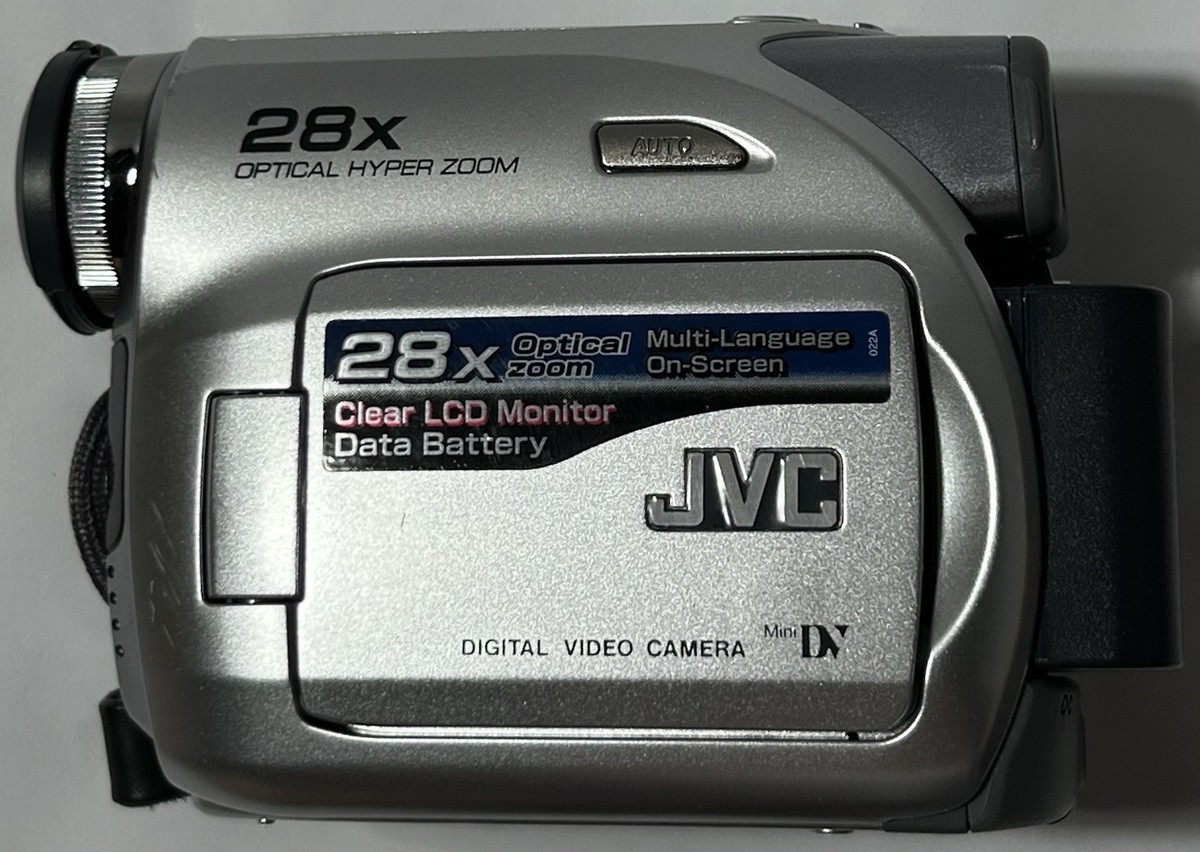 JVC GR-D347U Digital Video Camera 28x Optical Zoom In Box Manual