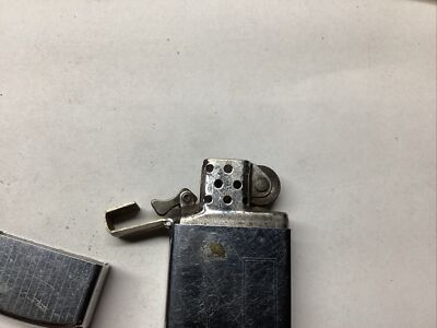 VINTAGE LIGHTER POCKET WINDPROOF 🔥 ZIPPO 1971 Silver Chrome Flip