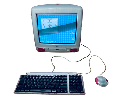 Apple iMac G3 Strawberry - 333MHz 512MB RAM 64GB SSD | OS 9 - OS X