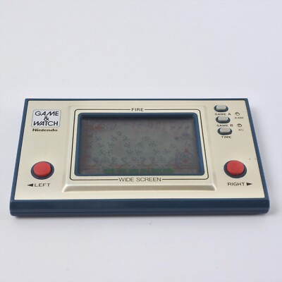 LCD FIRE Wide Screen FR-27 Game Watch Handheld Console Nintendo