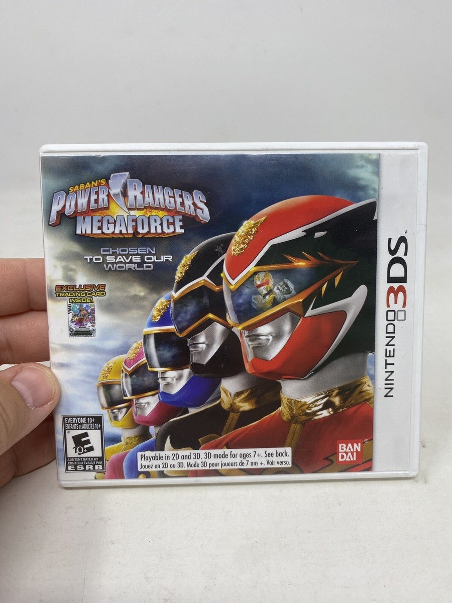 Power Rangers Megaforce (Nintendo 3DS, 2013) Complete CIB Tested