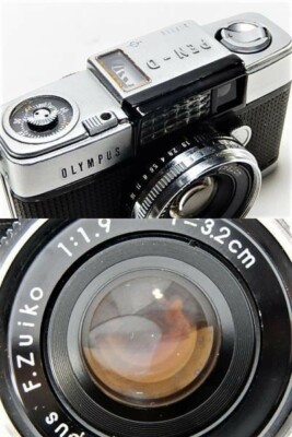 OLYMPUS Pen D PEN-D Half Frame Camera w/ Zuiko 32mm F1.9 Lens from