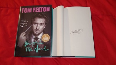 Tom Felton Beyond the Wand Signed Book Harry Potter Wizard HC 1/1