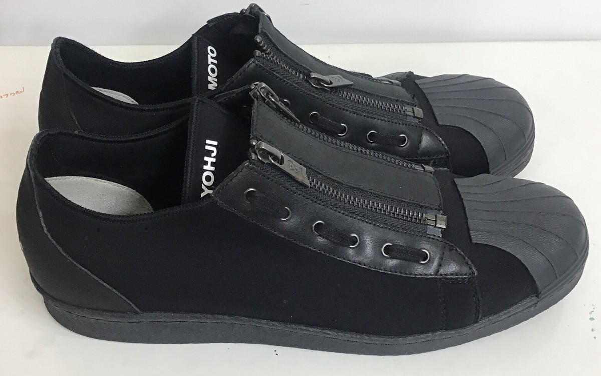 Yohji Yamamoto X Adidas Y-3 Men's Black Sneakers Super Zip Rubber