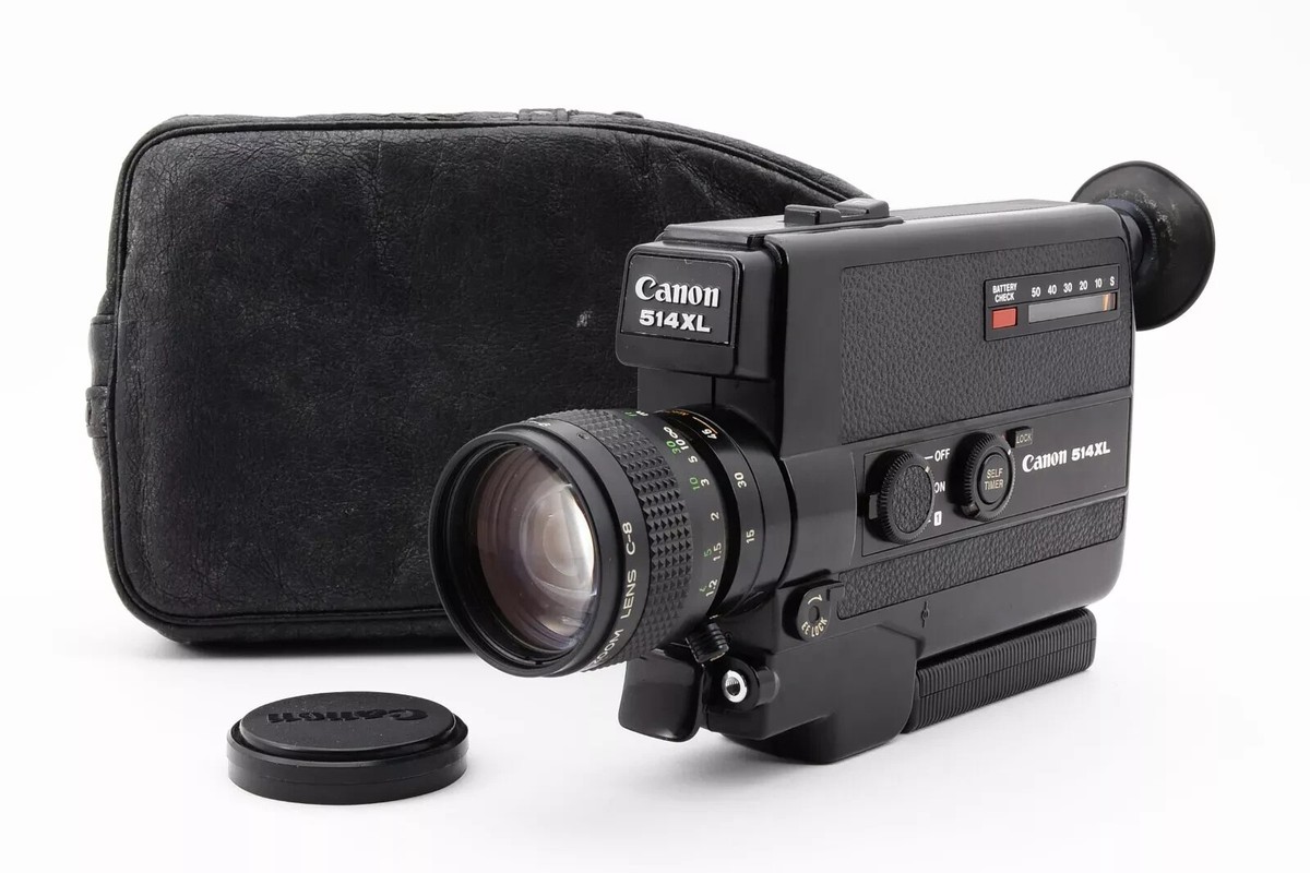 Canon 514XL Super 8 8MM Zoom 9-45mm F/1.4 Film Camera - FILM