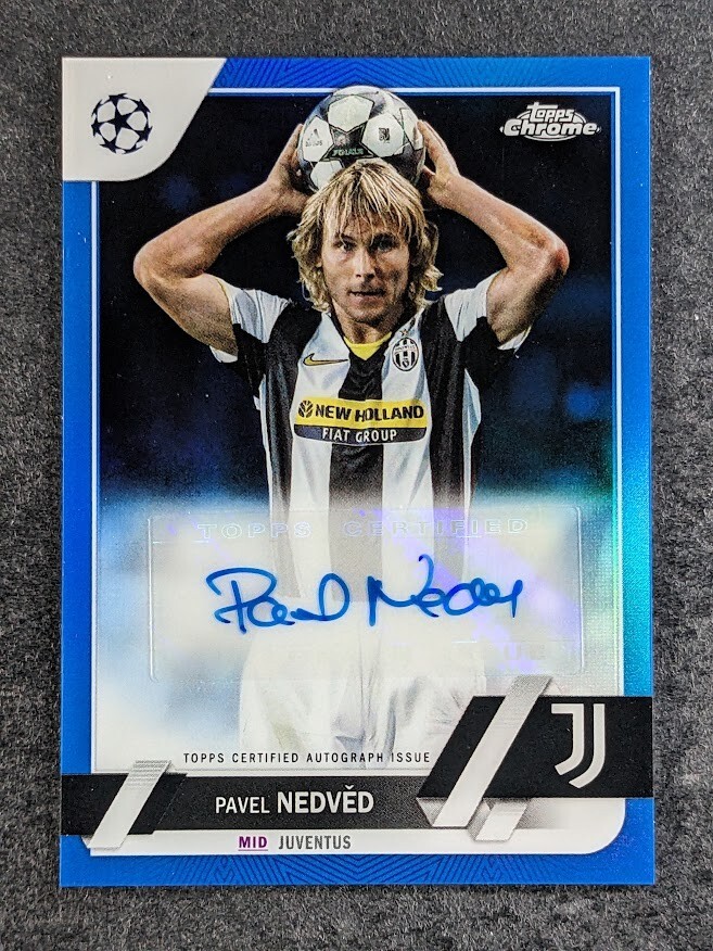 Pavel Nedved 2022 Topps Chrome UEFA Club Competitions #CA-PN