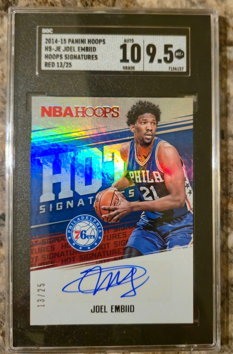 Panini エンビード Embiid RC ルーキー直筆サインカード Auto Panini
