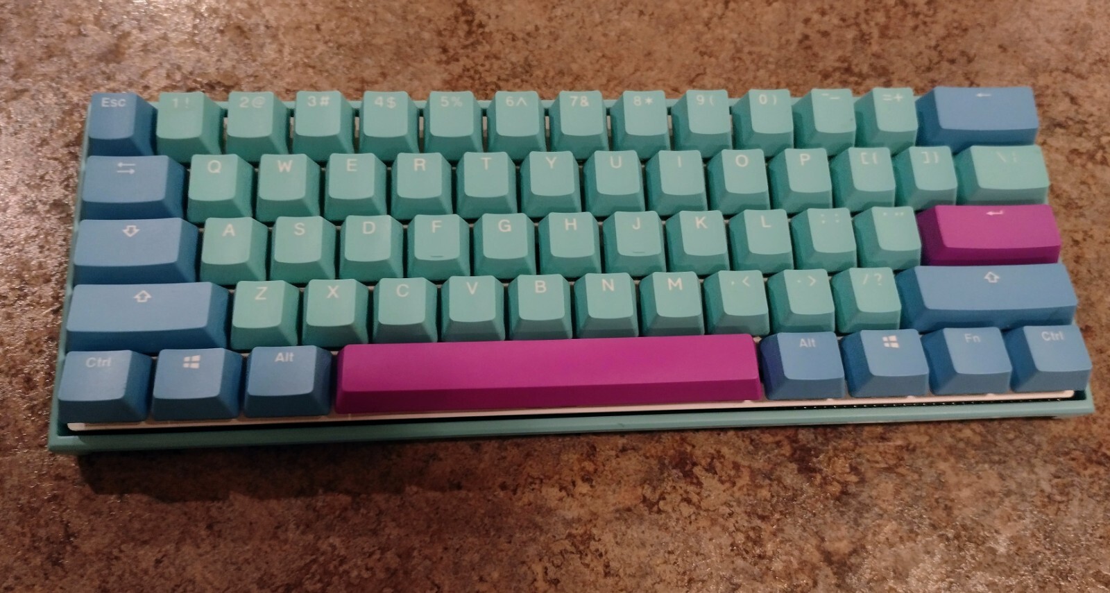 Ducky x MK Frozen Llama Mecha Mini v2 RGB LED 60% Double Shot PBT