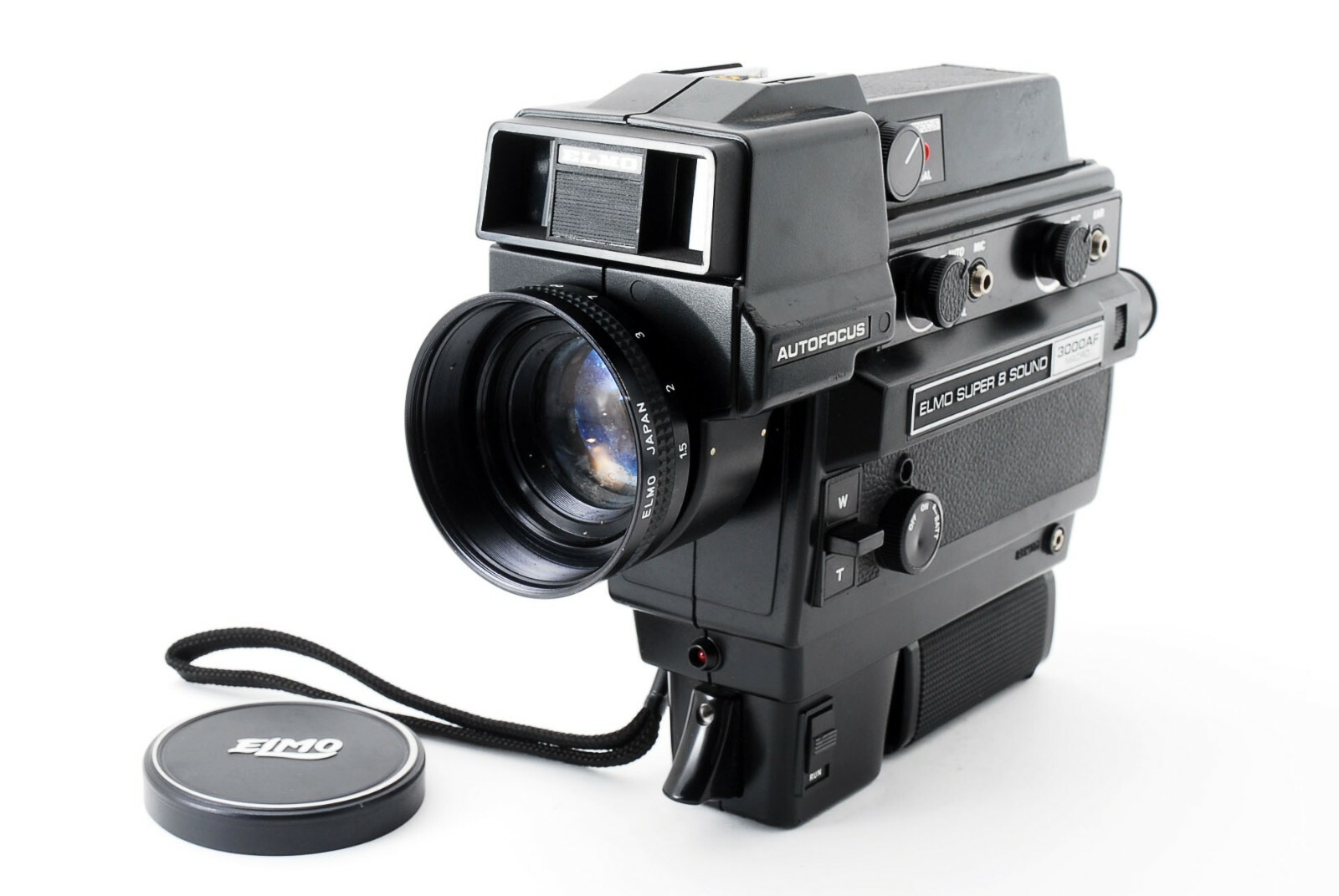 ELMO Super 8 Sound 3000AF macro 8mm Movie Camera Japan [For parts