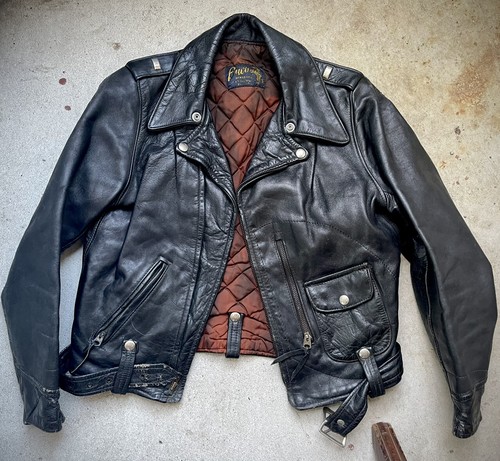 Buco J-12 J-14 Horsehide Leather Jacket 40s 50s Moto S Biker