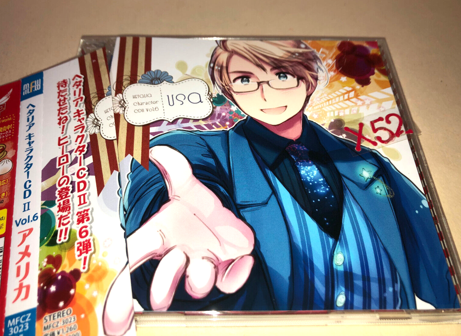 Hetalia Axis Powers Character CD II Vol 6 America USA w BONUS