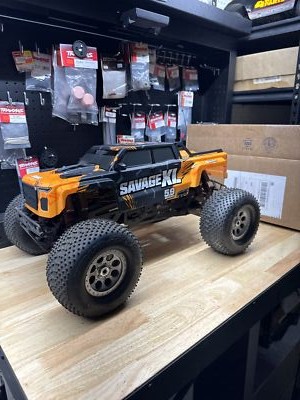 NEW HPI SAVAGE XL 5.9 RTR Body Factory Painted ORANGE +Decals