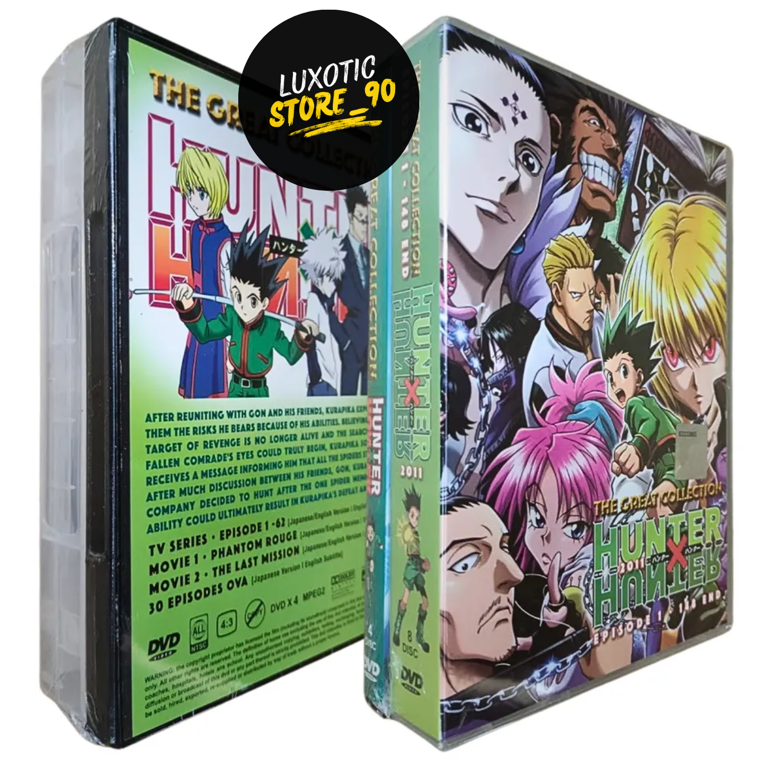 Hunter X Hunter (1999 + 2011 + OVA + 2 Movies) English Dubbed