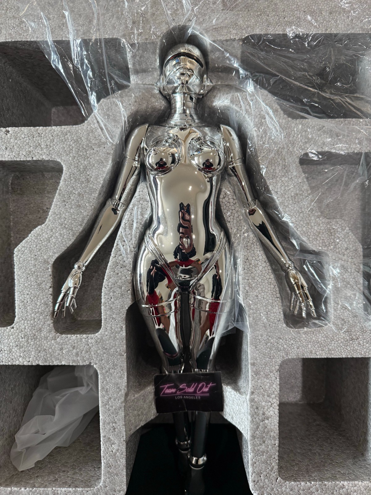Hajime Sorayama Sexy Robot Floating 1/4 Silver Nazuka Underground