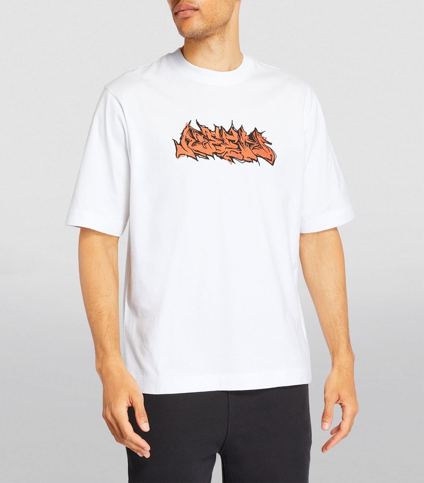 NEW Authentic OFF-WHITE NEEN GRAFFITI SKATE 100% COTTON Men's T