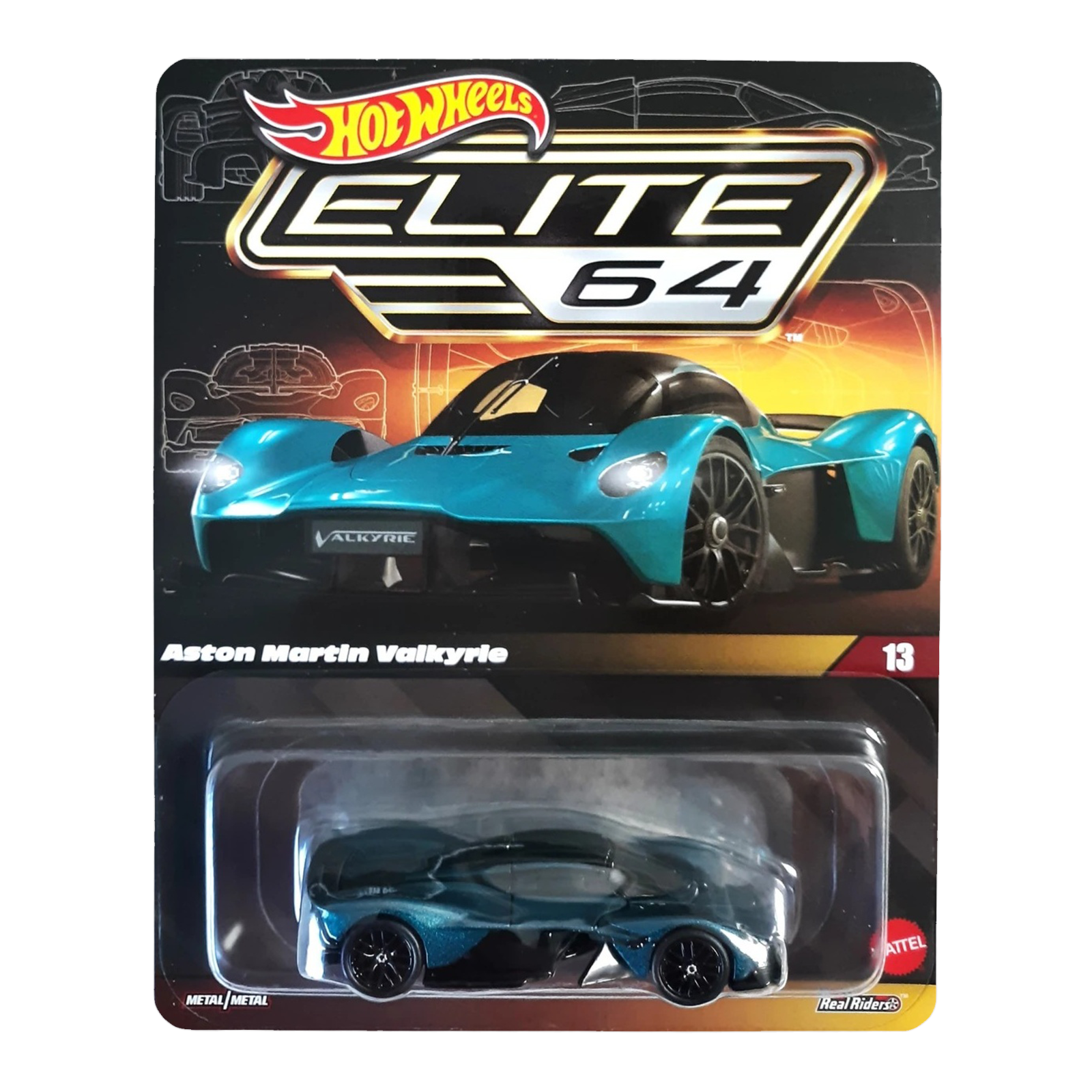 HOT WHEELS Aston Martin Valkyrie Teal Elite 64 HWR91 2025 | eBay