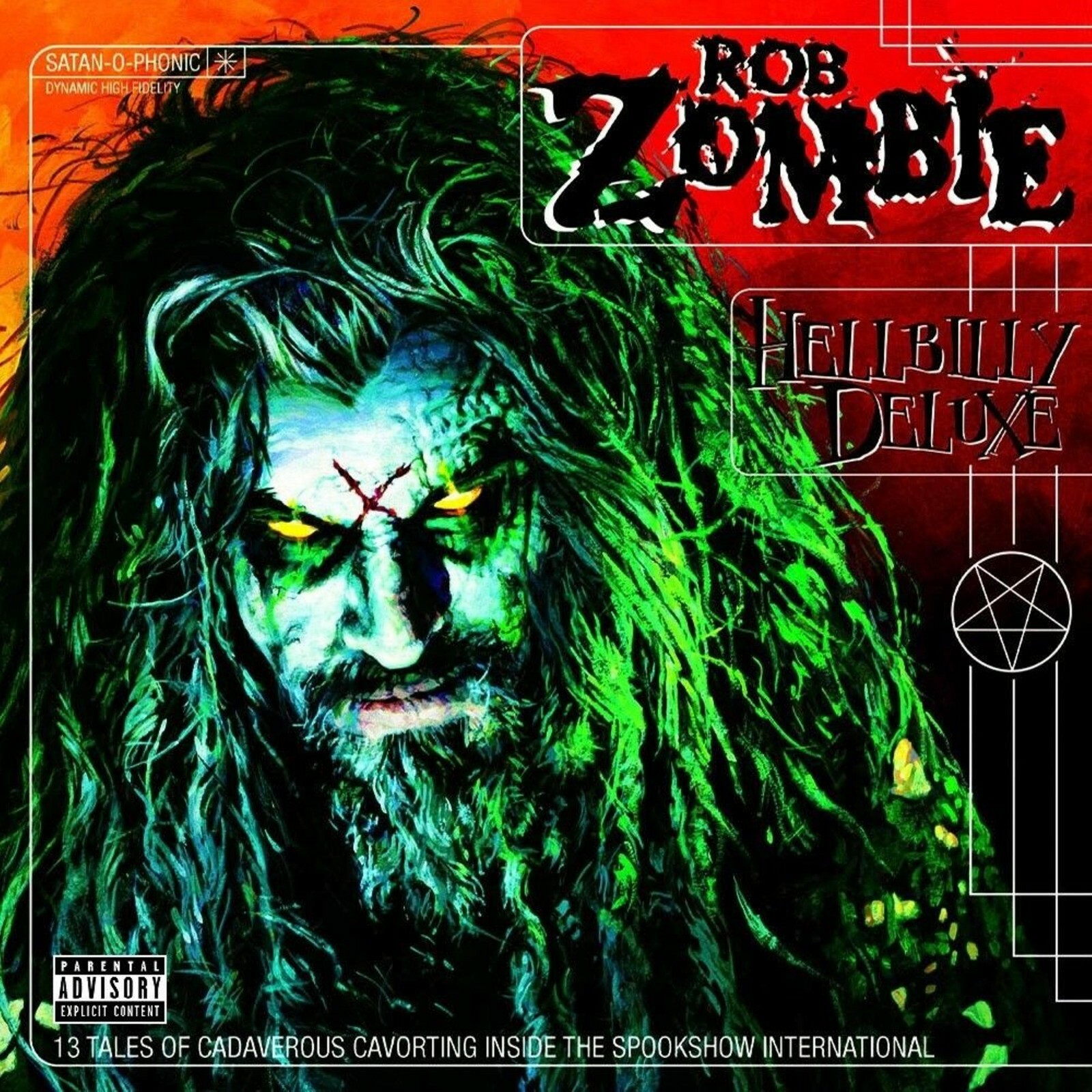 ROB ZOMBIE Hellbilly Deluxe BANNER HUGE 4X4 Ft Fabric Poster