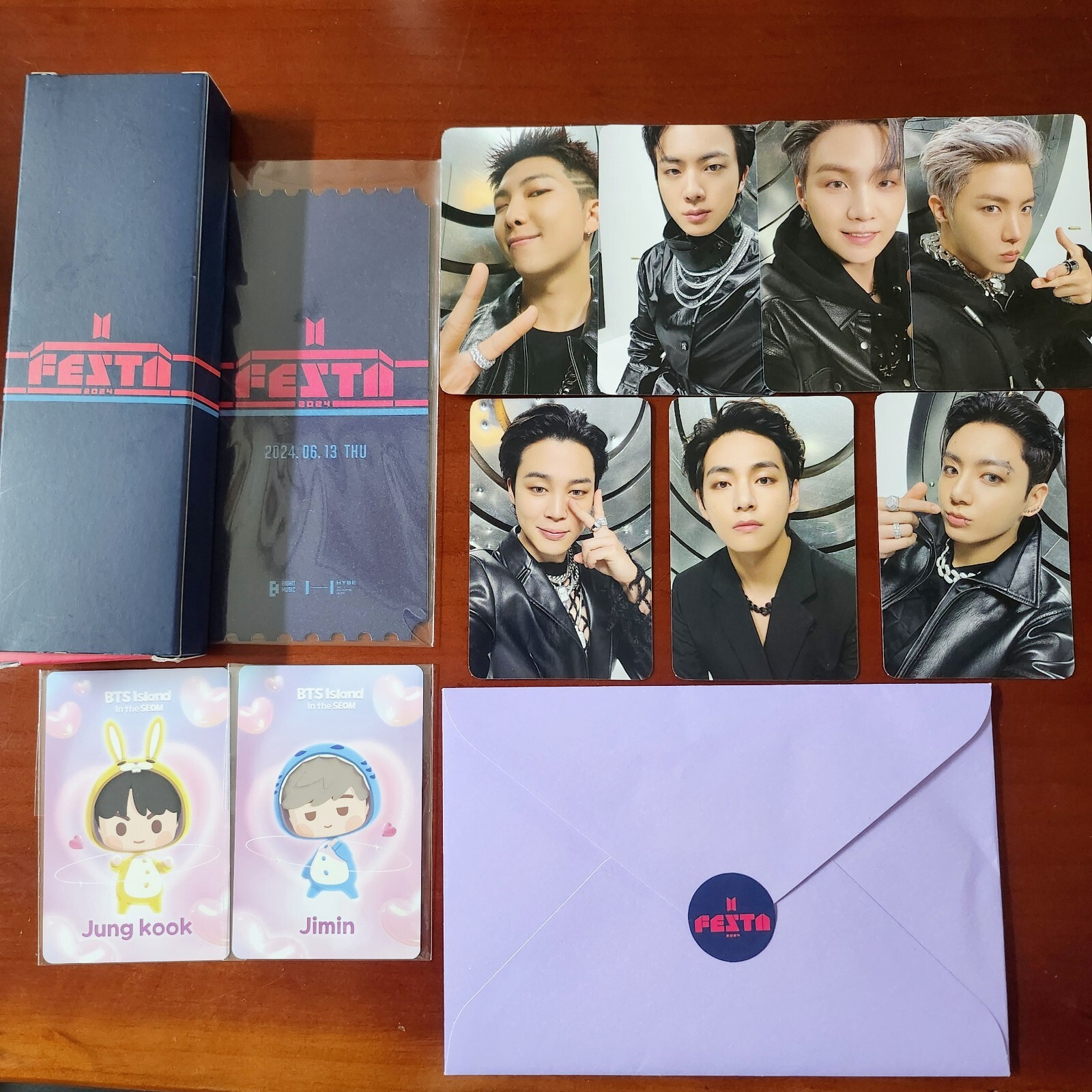 BTS FESTA 2023 ARMY ZONE 10周年 ラウンジ トレカ7枚