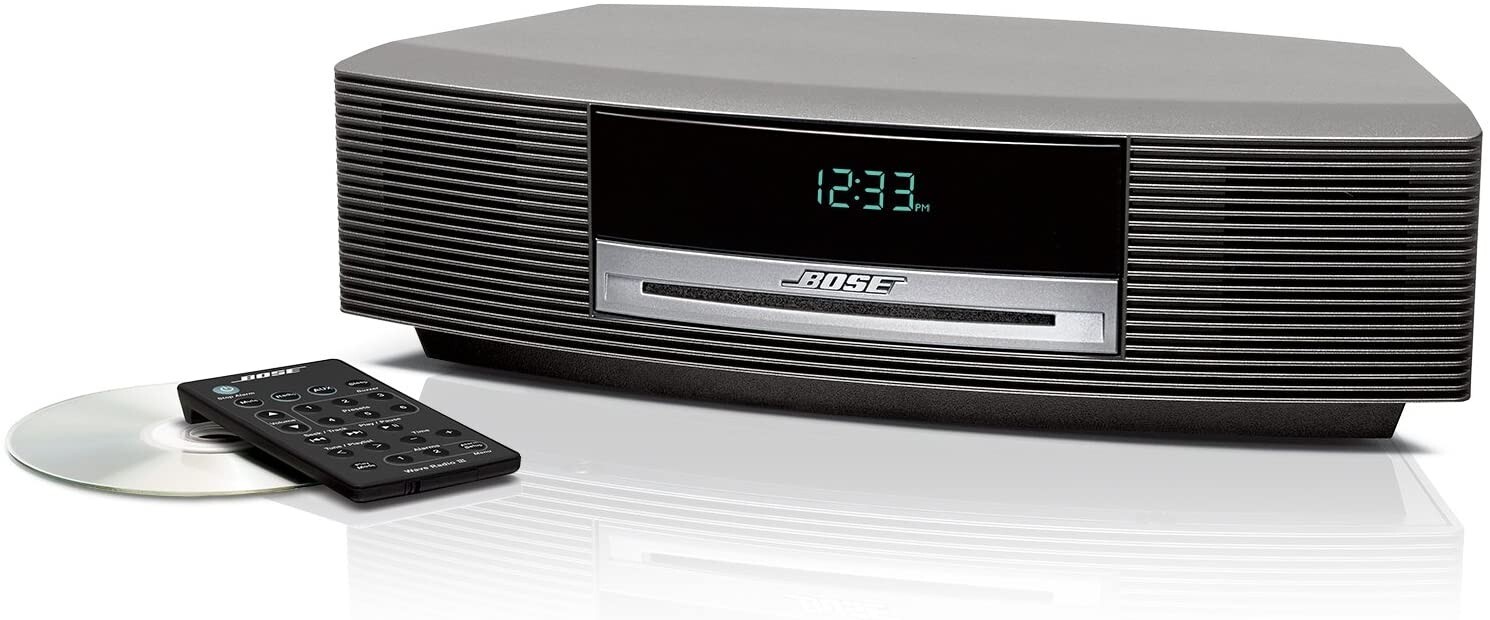 Bose Wave Music System CD Player AM/FM Radio (Titanium Silver