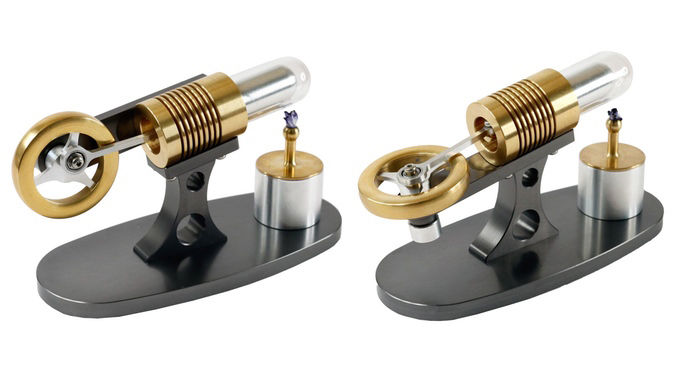 スターリングエンジン」とは別の珍しい機構を持つ卓上ミニチュア