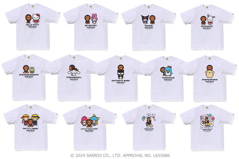 BABY MILO® × SANRIO CHARACTERS | bape.com
