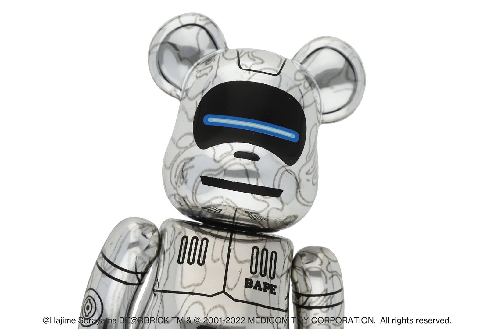 A BATHING APE® × HAJIME SORAYAMA BABY MILO® BE@RBRICK 100% & 400