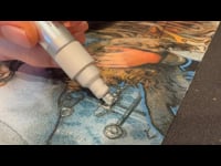 DESCENDANTS' PATH Playmat HAND EMBELLISHED in Gold & Silver-No