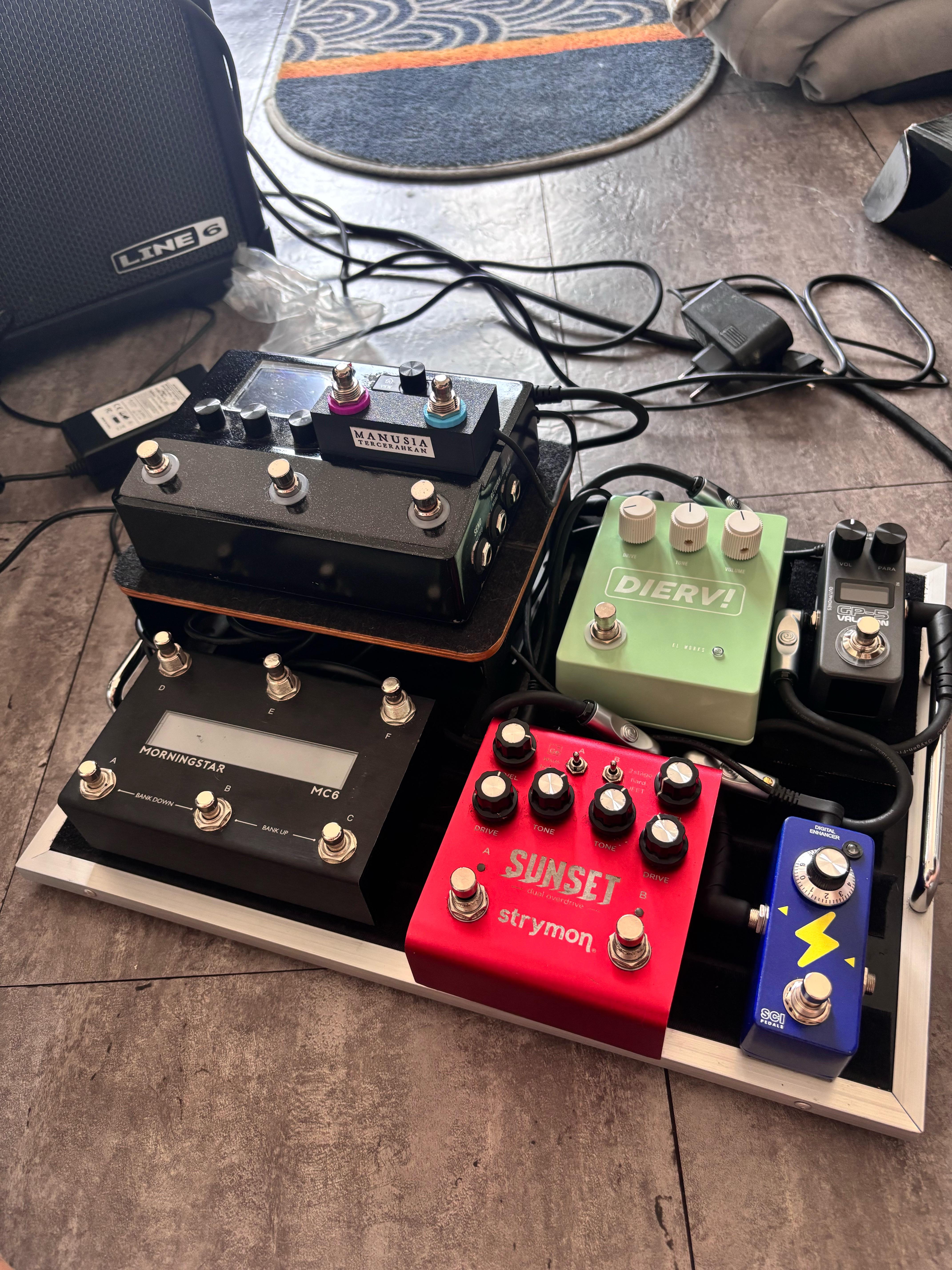 Valeton GP-5を使ったペダルボードのアイデア : r/guitarpedals