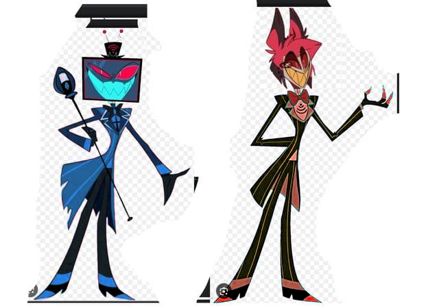 私だけ？それともアラスターとヴォックスって同じ格好してる？ : r