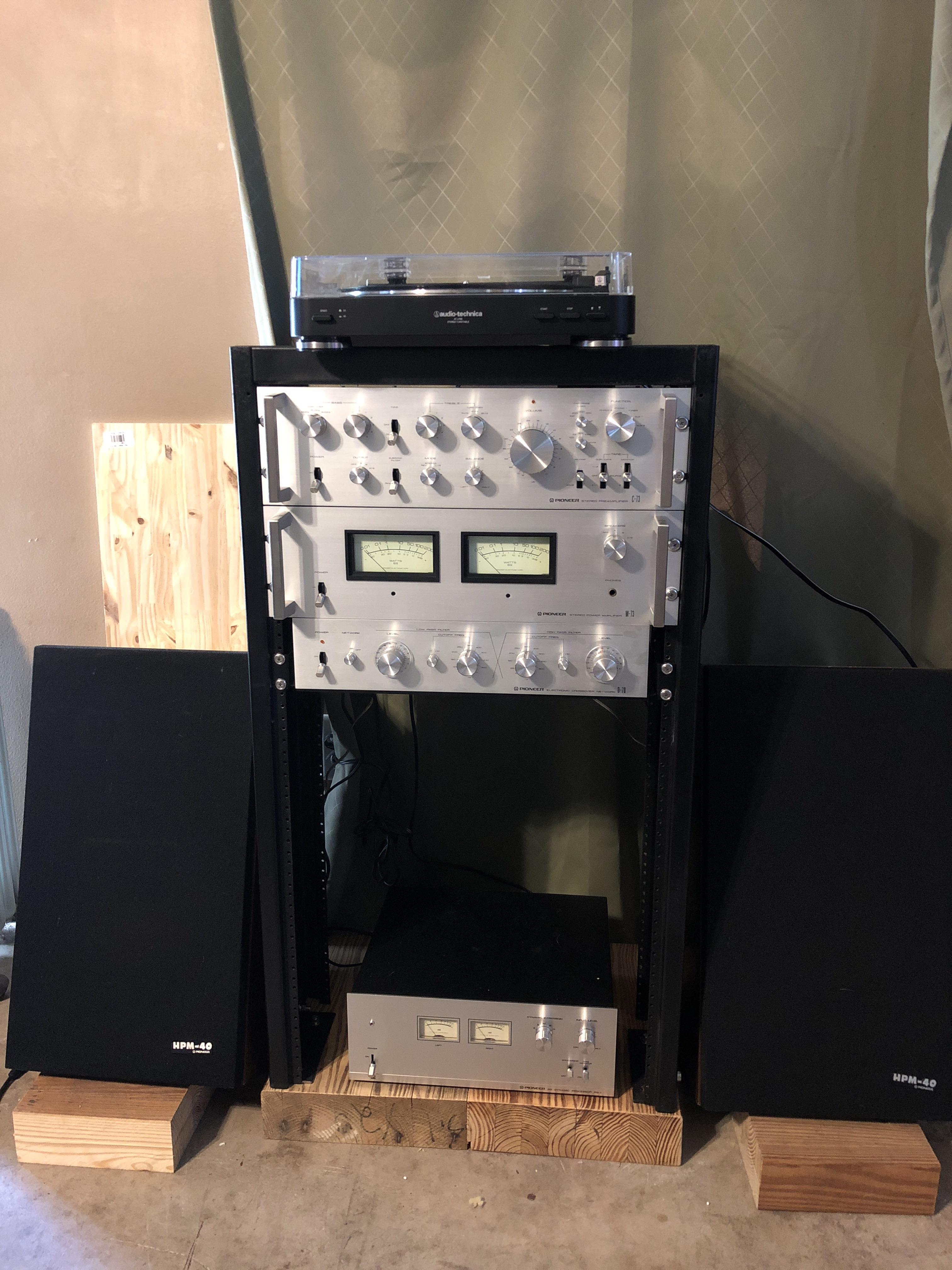 Pioneer C-73, M-73 and D-70. All Japanese market. : r/vintageaudio