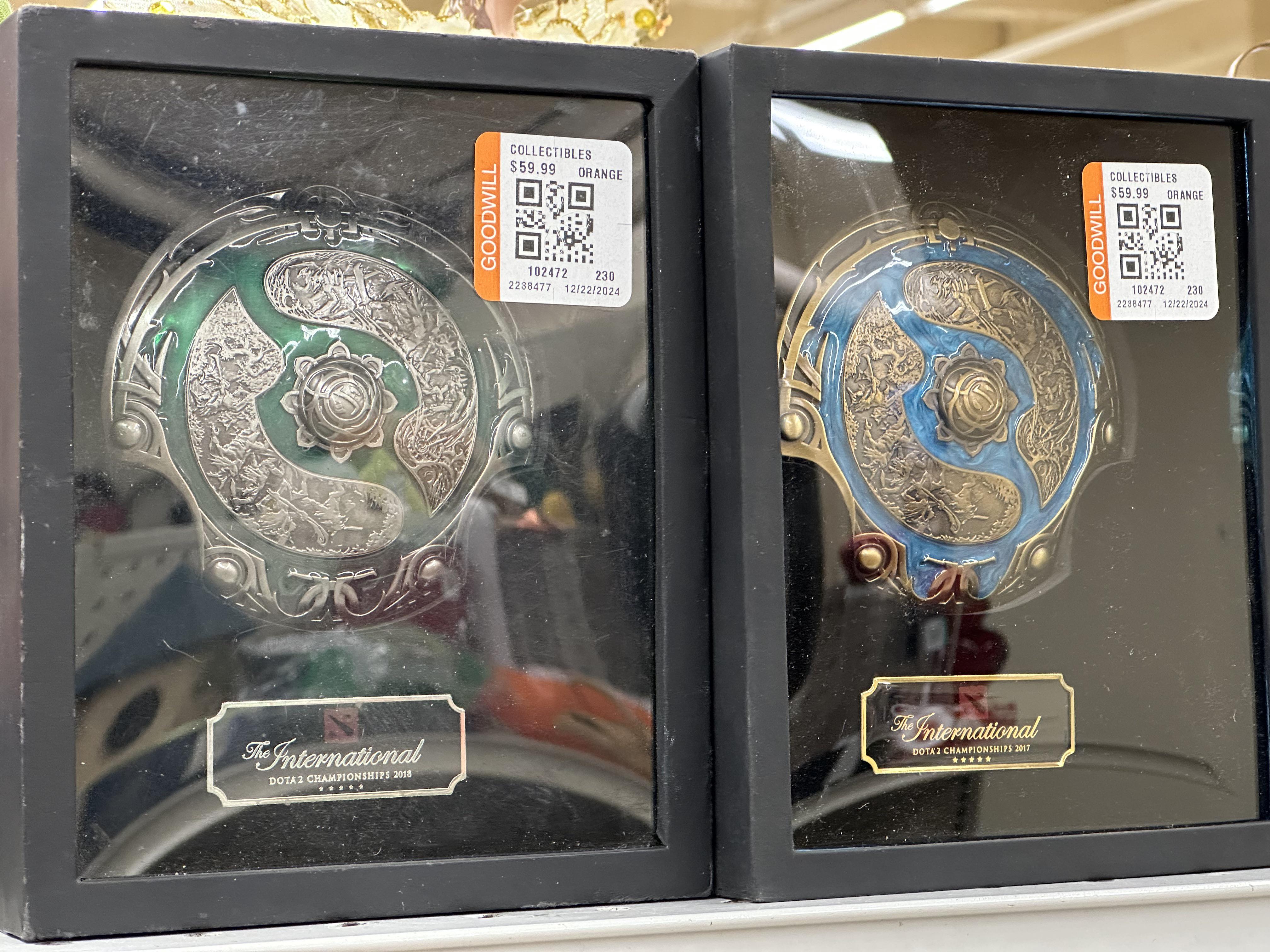 International trophies at a thrift store : r/DotA2