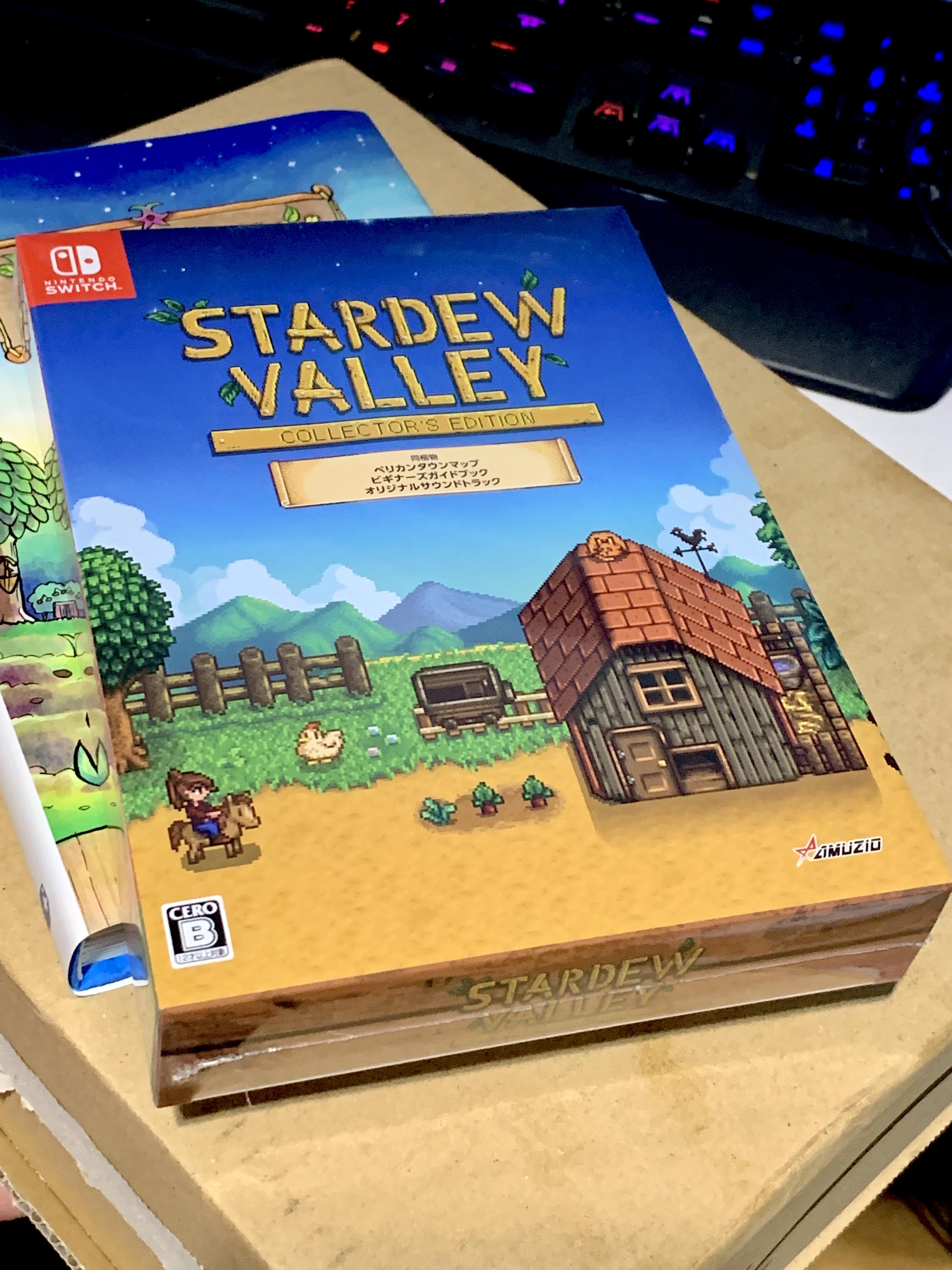 SDV Collector's Edition for Switch came in the mail from Japan