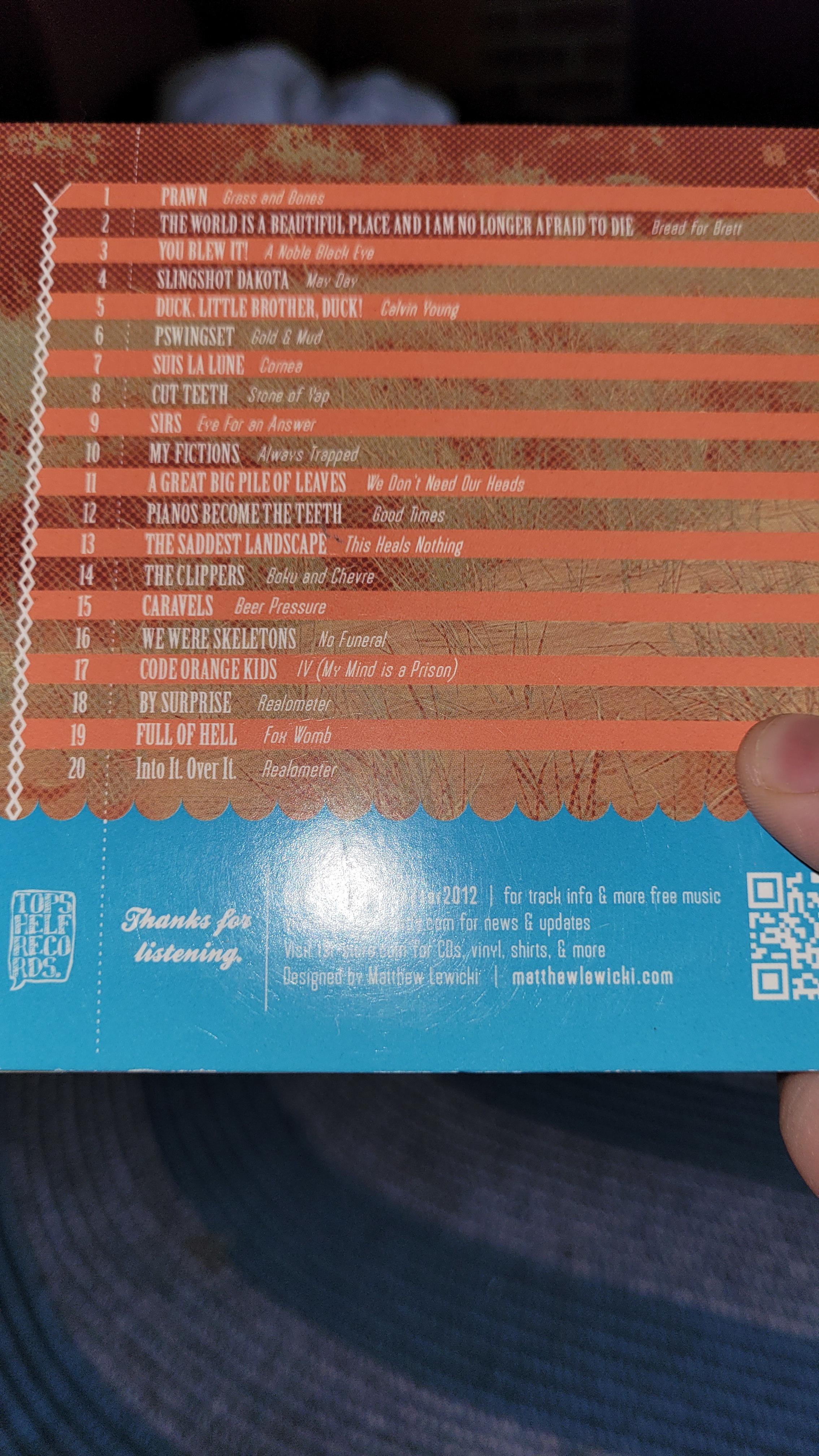 Favorite or memorable sampler CDs? : r/Emo