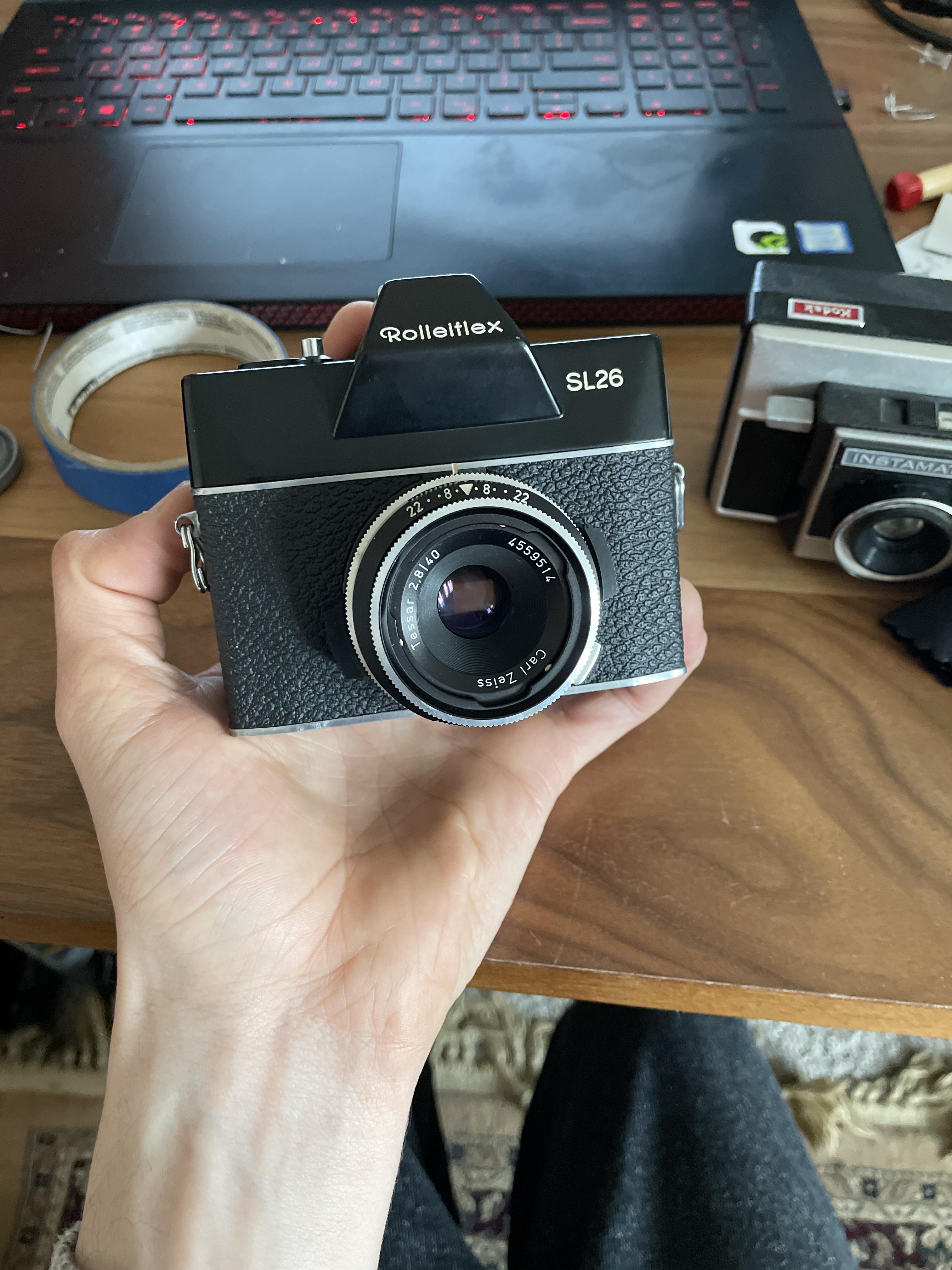 Just got the Rolleiflex SL26 in the mail today. Rollei sure made