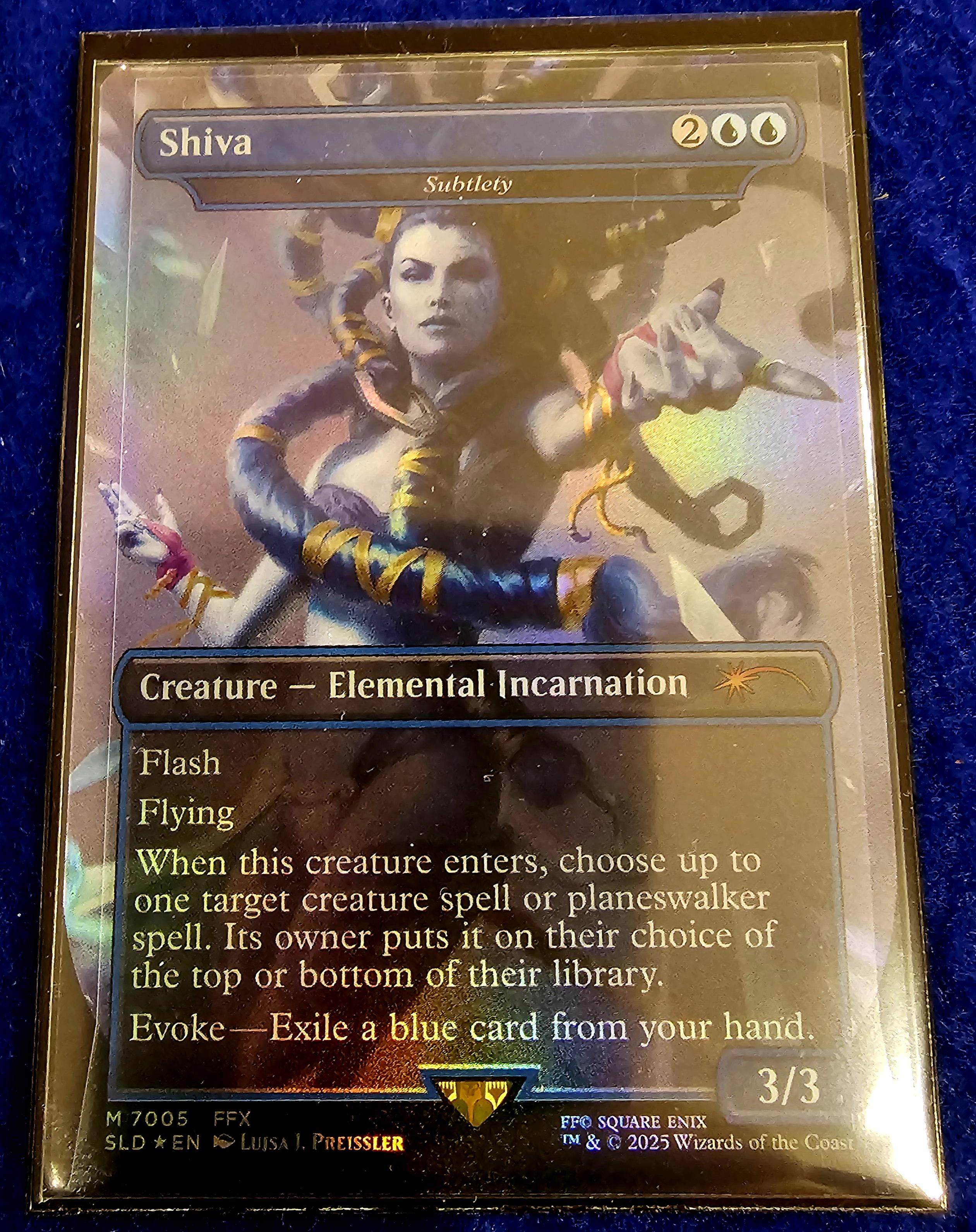 Shiva Bonus Card from Weapons EN Foil : r/secretlair_collectors