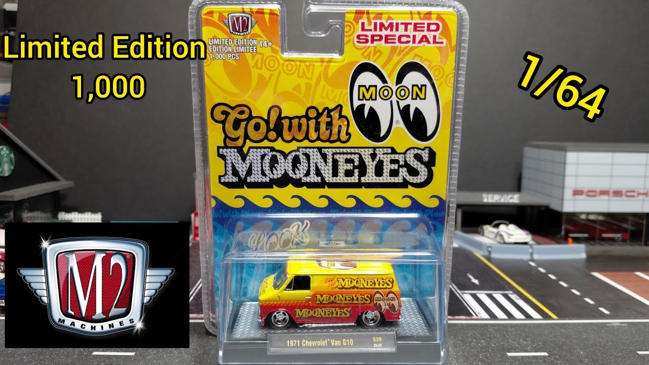 Unboxing * M2 Machines MOONEYES 1971 Chevrolet Van G10 1/64 - YouTube