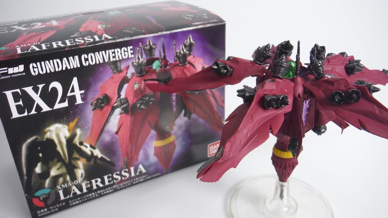 FW GUNDAM CONVERGE EX24 ラフレシア 開封 XMA-01 LAFRESSIA ガンダム