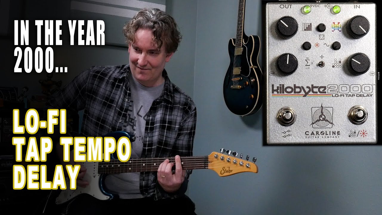 Caroline Guitar Co - Kilobyte 2000 Lo-Fi Tap Delay - YouTube