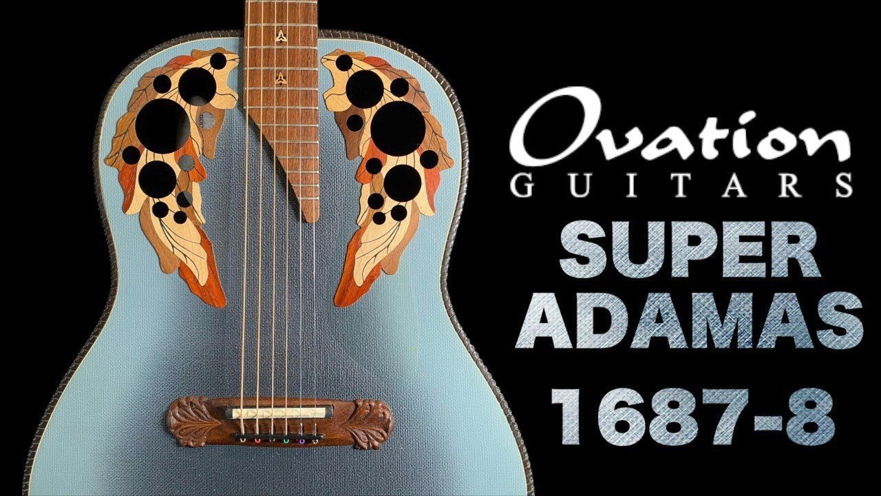 1996年製 憧れの最高峰モデル【Ovation Super Adamas 1687-8】中尾貿易