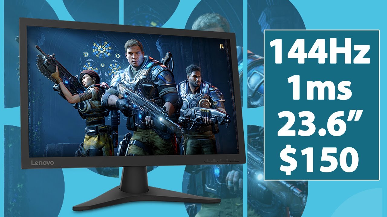 Lenovo G24-10 23.6 Inch Gaming Monitor FHD ✓ Review - YouTube