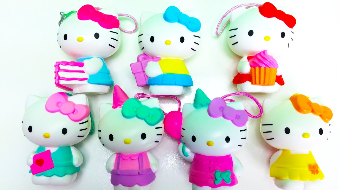 2014 Hello Kitty 40th Anniversary McDonald's Happy Meal Toys - YouTube