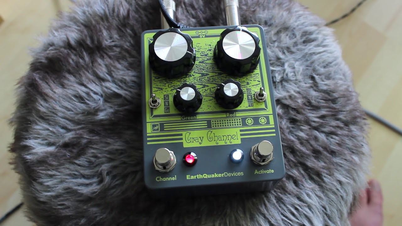 Earthquaker Devices Gray Channel | dual overdrive - YouTube