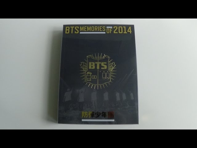 Unboxing BTS (Bangtan Boys) 방탄소년단 MEMORIES OF 2014 DVD - YouTube