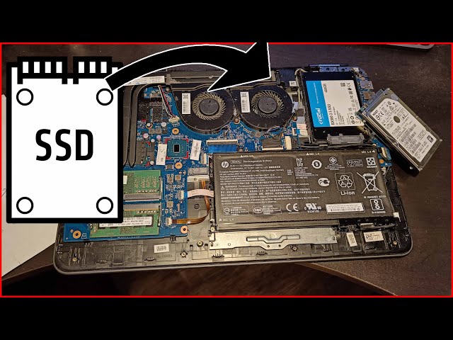Replace Hard Drive HP OMEN 7265NGW by SSD - YouTube